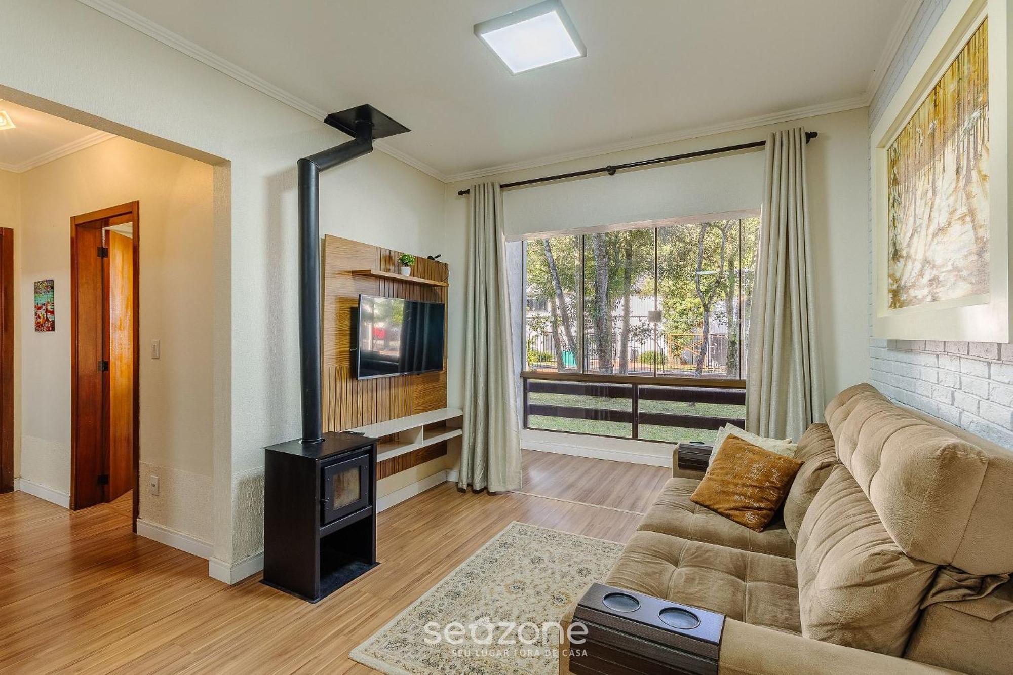 Apto Espacoso C/ Lareira Interna Em Gramado Avp105 외부 사진